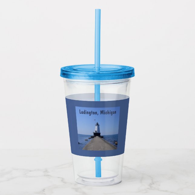 Verre En Acrylique Phare de Ludington (Devant)