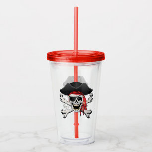 Verre En Acrylique Pirate