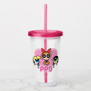 Verre En Acrylique Powerpuff Girls Team Awesome