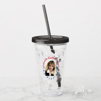 VERRE EN ACRYLIQUE #REALUSAPRESIDENTLAURAHGUILLEN