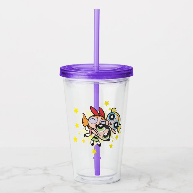 Verre En Acrylique Règle Powerpuff Girls (Devant)