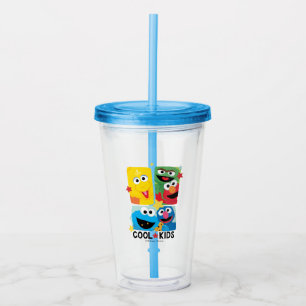 Verre En Acrylique Rue Sésame   Enfants Cool