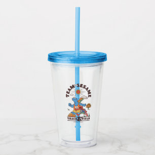 Verre En Acrylique Rue Sésame Team Sesame Track & Field