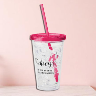 Verre En Acrylique Salue Mariée À Être Mariage