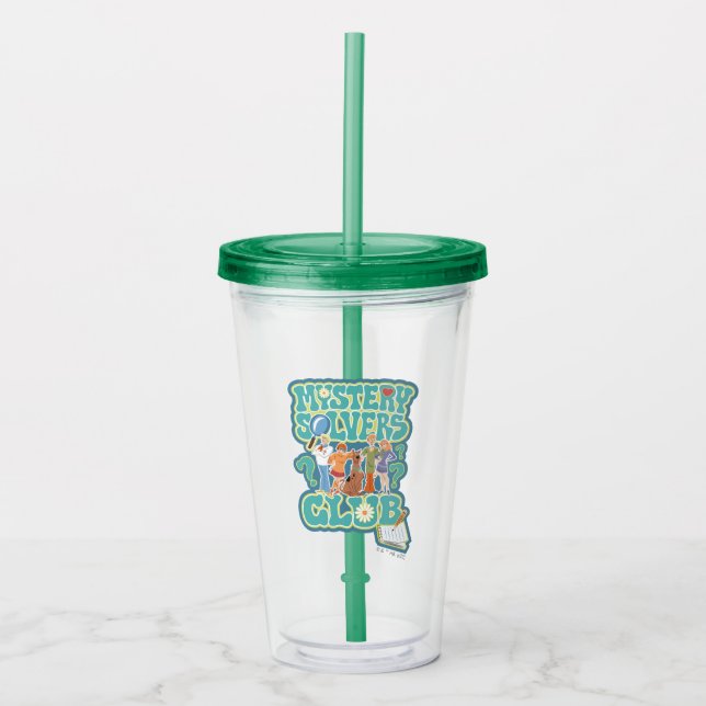Verre En Acrylique Scooby-Doo & Gang "Mystery Solvers Club" (Devant)