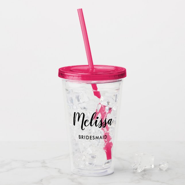 Verre En Acrylique Seras-Tu Ma Proposition De Bridesmaid (Devant glace)