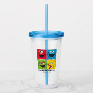 Verre En Acrylique Sesame Street   L'Original Cool Kids