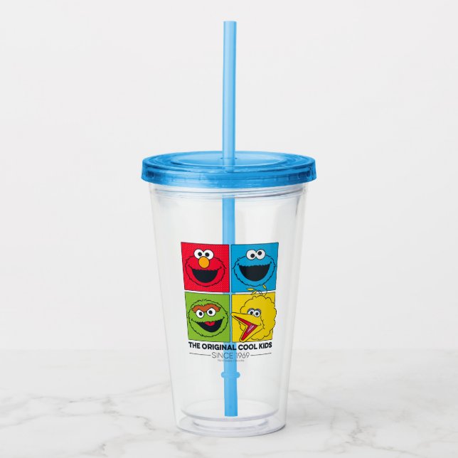 Verre En Acrylique Sesame Street | L'Original Cool Kids (Devant)