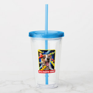 Verre En Acrylique Sifflets de fête pour chien heureux