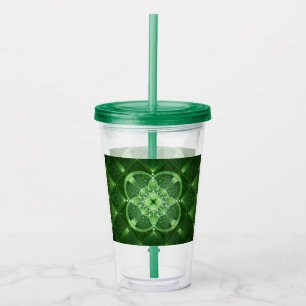 Verre En Acrylique SlipperyJoe's Saint Patrick's Day lumineux quatre