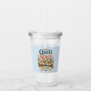 Verre En Acrylique Société de pile de courtepointes Couture Cottageco