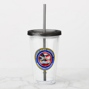 Verre En Acrylique Soldat d'infanterie de l'Armée de terre fier