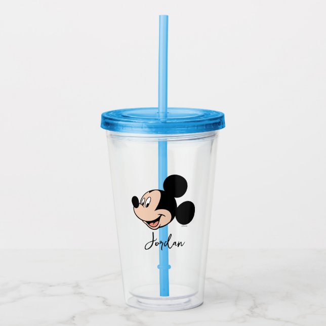 Verre En Acrylique Sourire de Mickey Mouse (Devant)