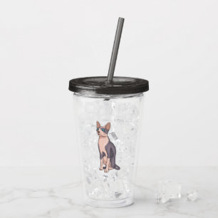 Verre En Acrylique Sphynx cat