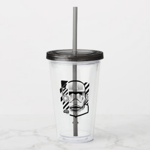 Verre En Acrylique Style industriel Sith Trooper Graphic