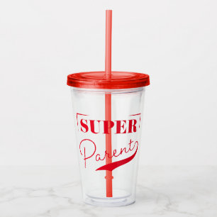 Verre En Acrylique Super parent