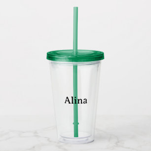 Verre En Acrylique supprimer le texte ajouter son propre design 16oz 