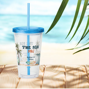 Verre En Acrylique Surf d'onde tropicale Paruline acrylique