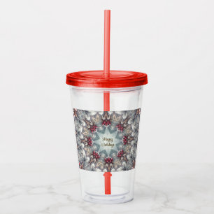 Verre En Acrylique Tasse en acrylique pour les vacances d'hiver
