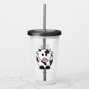 Verre En Acrylique Tasse Moo Tumbler – Vache Mignonne
