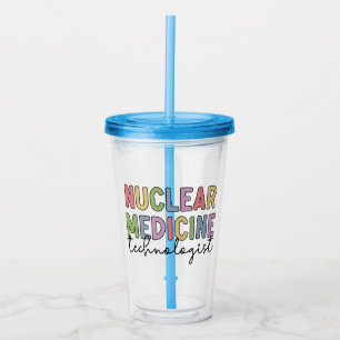 Verre En Acrylique Technologue en médecine nucléaire Cadeaux CNMT