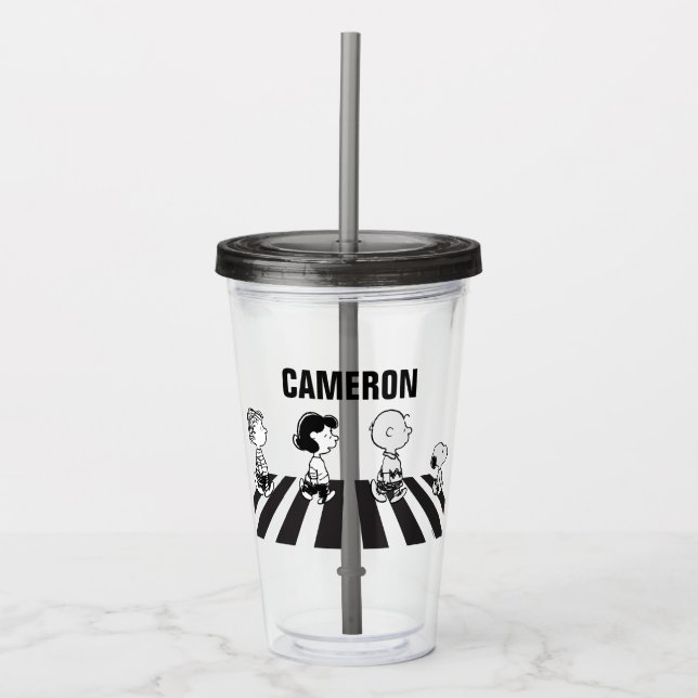 Verre En Acrylique Tee - shirt | Marche de groupe | Ajouter Votre Nom (Devant)