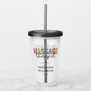Verre En Acrylique Thérapeute de massage sur mesure Offres de masso