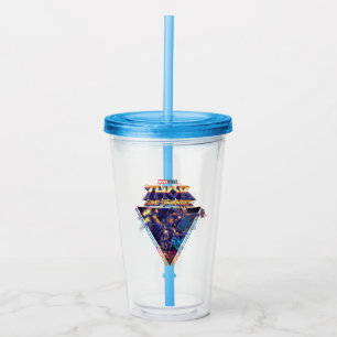 Verre En Acrylique Thor : Love and Thunder Graphique Triangle Prismat