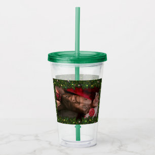 Verre En Acrylique torse masculin de SlipperyJoe's six pack ventre nu