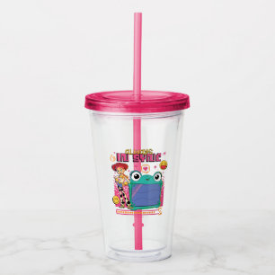 Verre En Acrylique Toy Story Jessie & Lilypad "Toujours en phase"