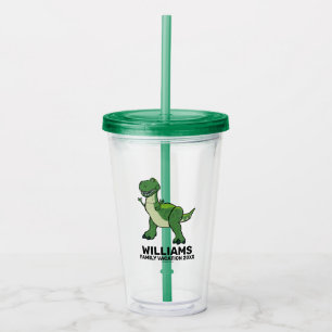 Verre En Acrylique Toy Story Rex Vacances familiales