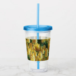 Verre En Acrylique Tulips Sunshine Yellow