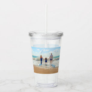 Verre En Acrylique Tumbler Acrylique Photo Personnalisée Votre Propre