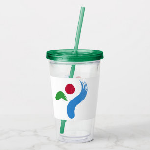 Verre En Acrylique Tumbler en acrylique patriotique avec drapeau de S
