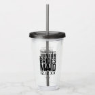 Tumbler en acrylique pour demoiselle d'honneur jun