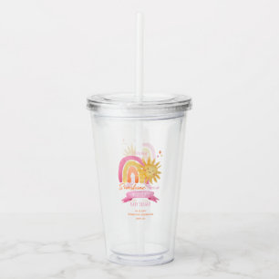 Verre En Acrylique Un petit rayon de soleil Baby shower fille