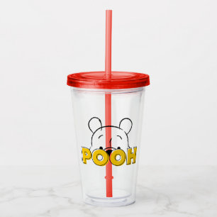 Verre En Acrylique Winnie l'Ourson  Pooh Peek-A-Boo