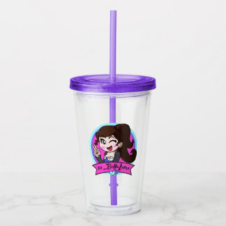 Verre En Acrylique xo_BellaLuna Logo Tumbler