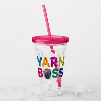 Verre En Acrylique Yarn Boss