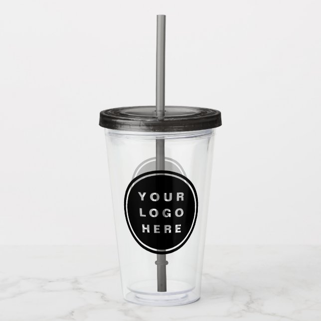 Verre En Acrylique Your Business Logo Promoteur Business Company (Devant)