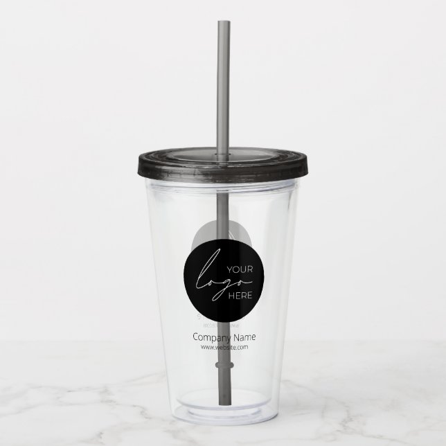 Verre En Acrylique Your Business Logo Promoteur Business Company (Devant)