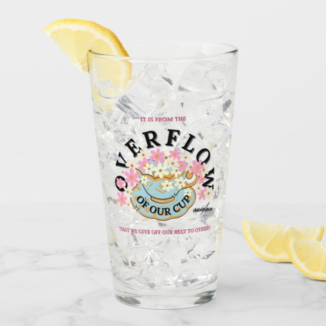 Verre en DÉPASSEMENT par Adiela Akoo (Devant glace)