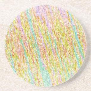 Verre En Grès Artistic Rainbow Colours Motif de griffes Dessous 