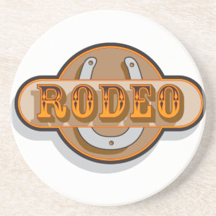 Verre En Grès Western Cowboy Cowgirl Horse Barn Rodeo Dessous de
