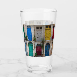 Verre Ensemble de portes colorées à Malte