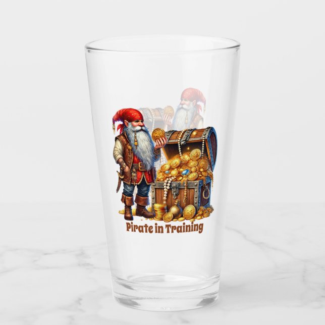Verre Entraînement de pirates mignons garçons (Devant)