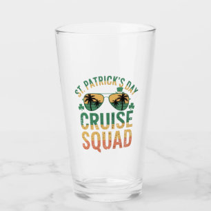 Verre Équipe de croisière de la Saint-Patrick drôle fami