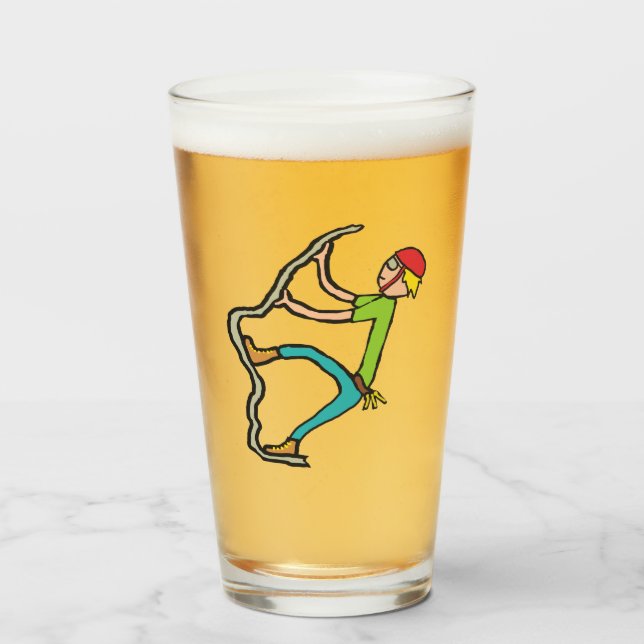 Verre Escalade rocheuse (Devant (rempli))
