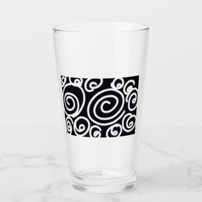 Verre escargots blancs (Devant)