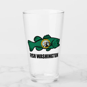Verre État de Fish Washington